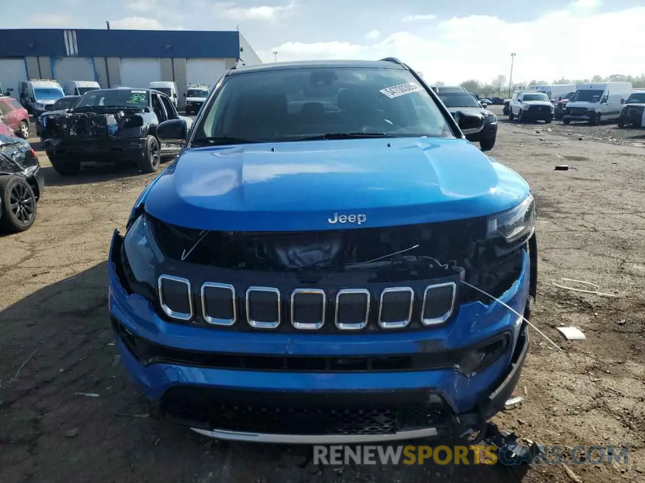5 Photograph of a damaged car 3C4NJDCB6NT102209 JEEP COMPASS 2022