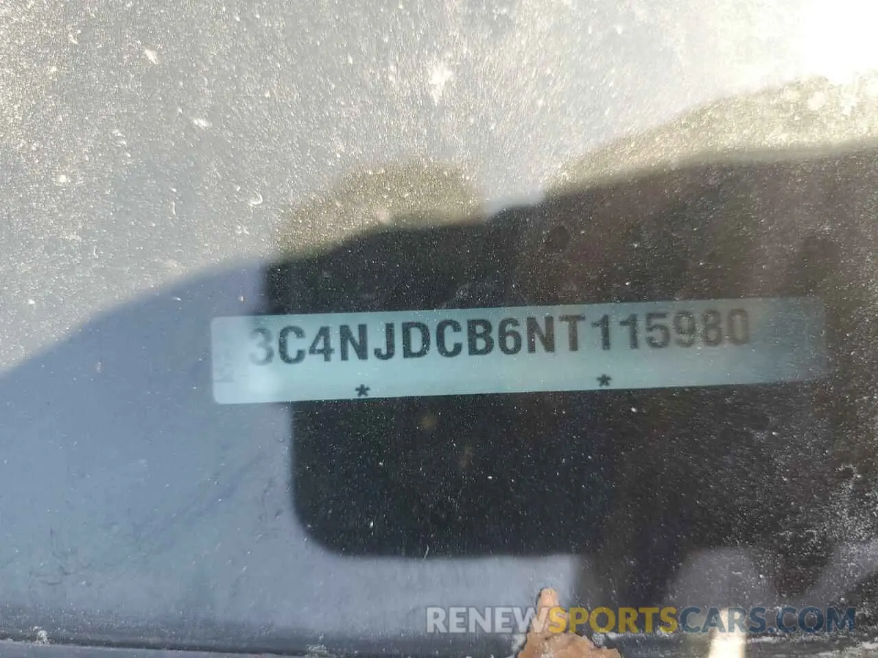 13 Photograph of a damaged car 3C4NJDCB6NT115980 JEEP COMPASS 2022