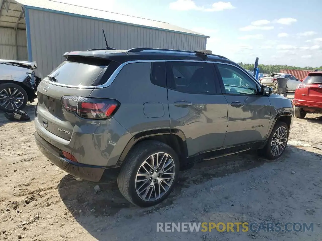 3 Photograph of a damaged car 3C4NJDCB6NT115980 JEEP COMPASS 2022