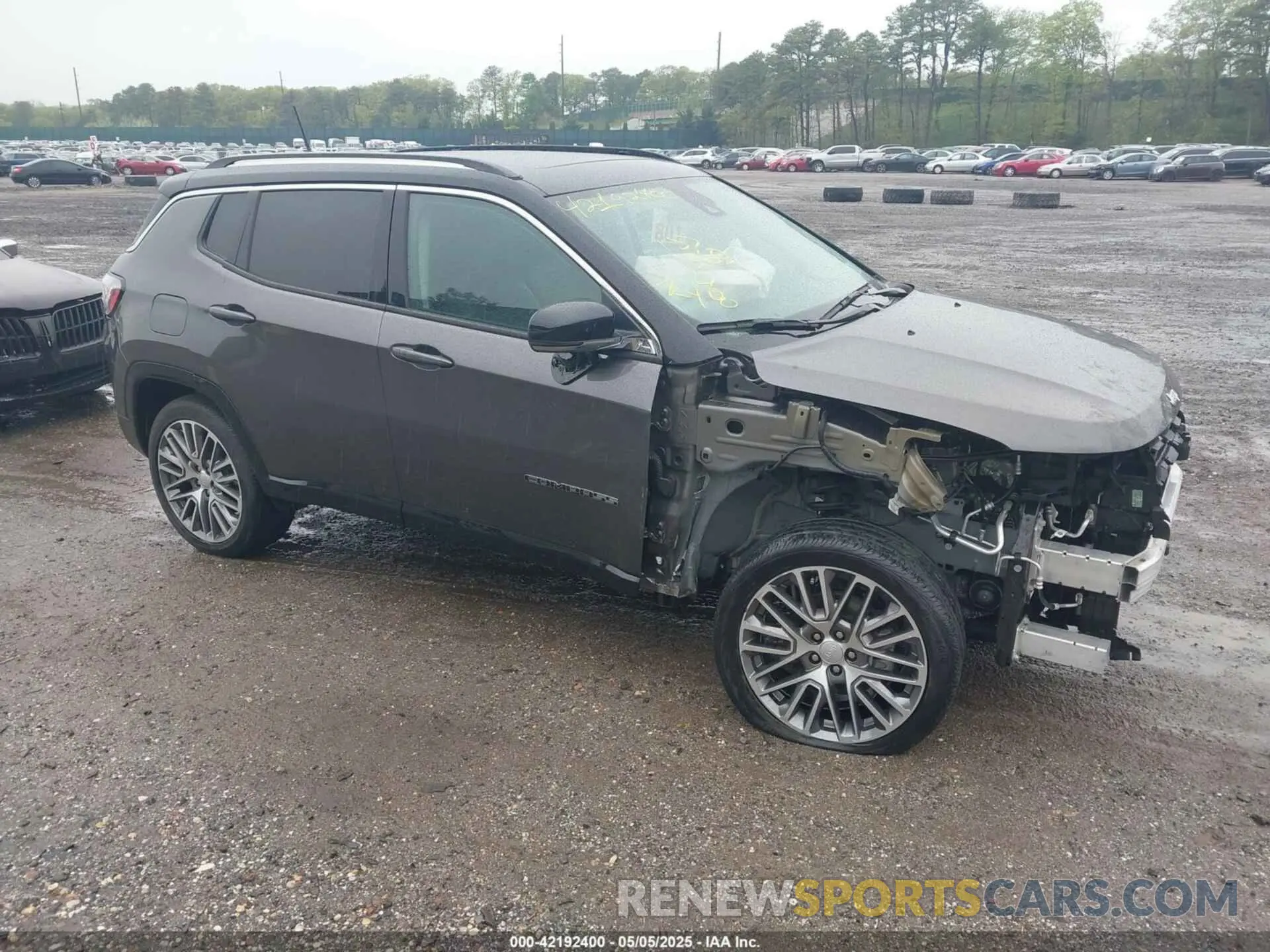 1 Photograph of a damaged car 3C4NJDCB7NT141939 JEEP COMPASS 2022