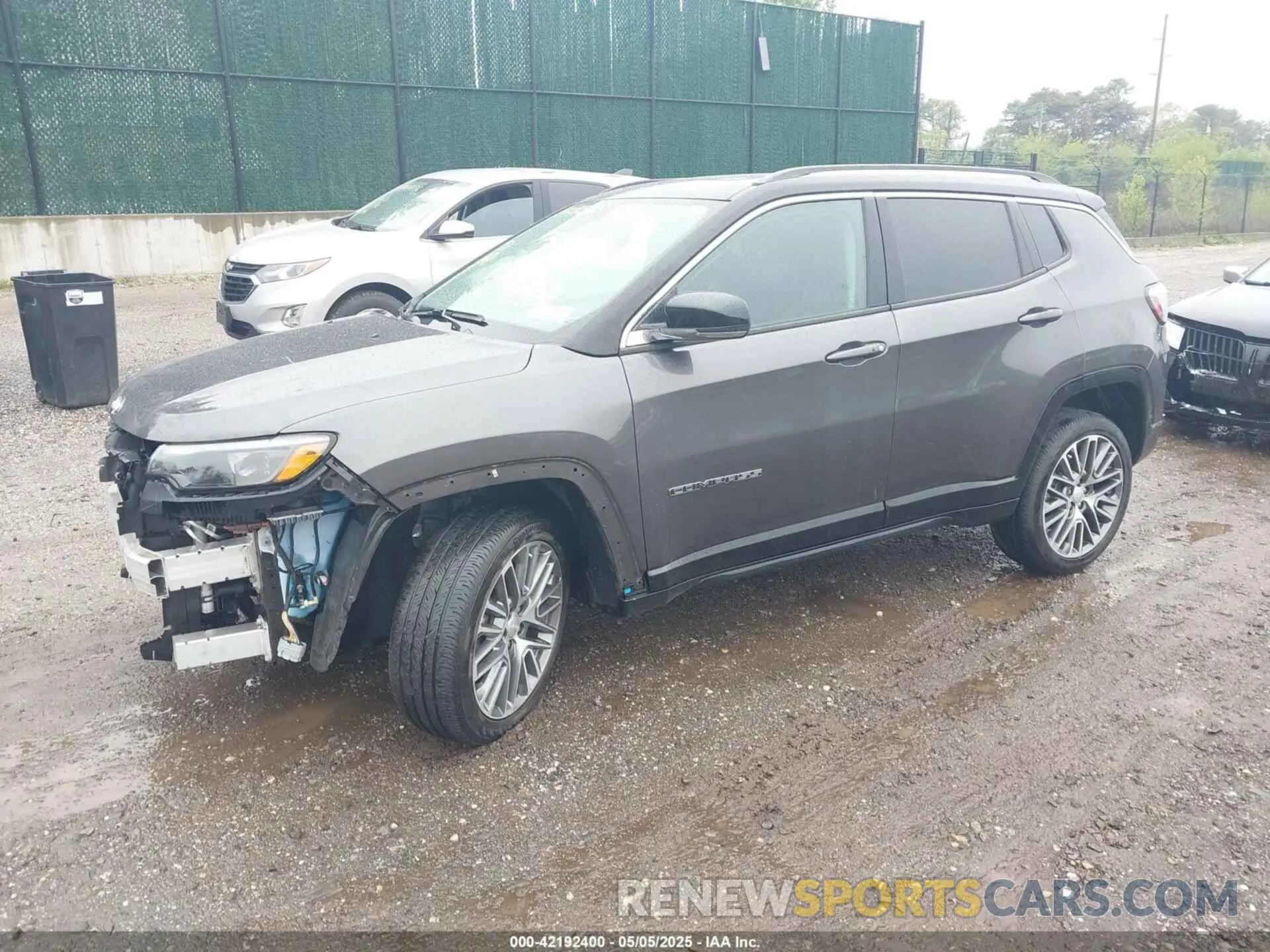 2 Photograph of a damaged car 3C4NJDCB7NT141939 JEEP COMPASS 2022