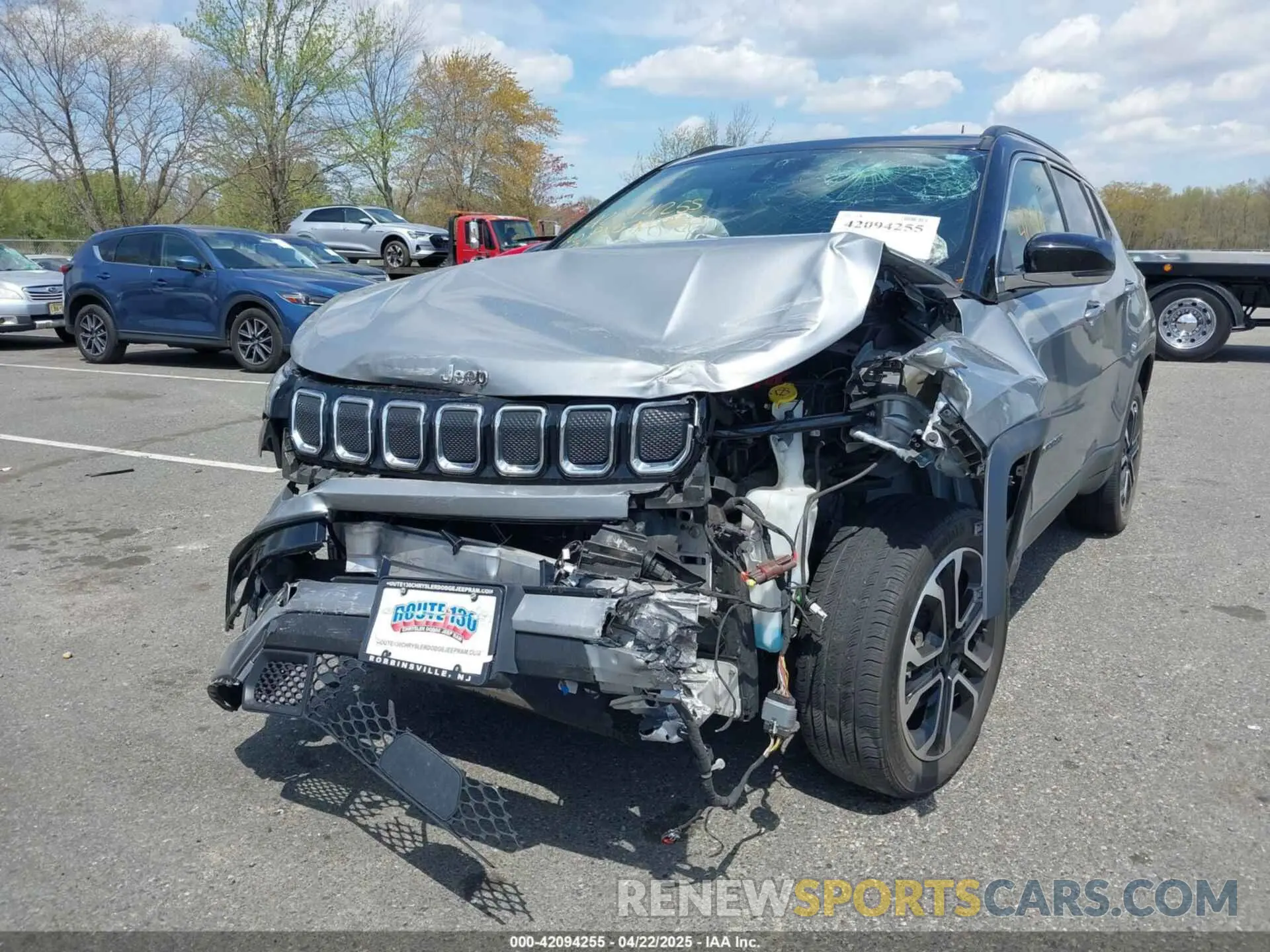 6 Photograph of a damaged car 3C4NJDCB8NT102888 JEEP COMPASS 2022