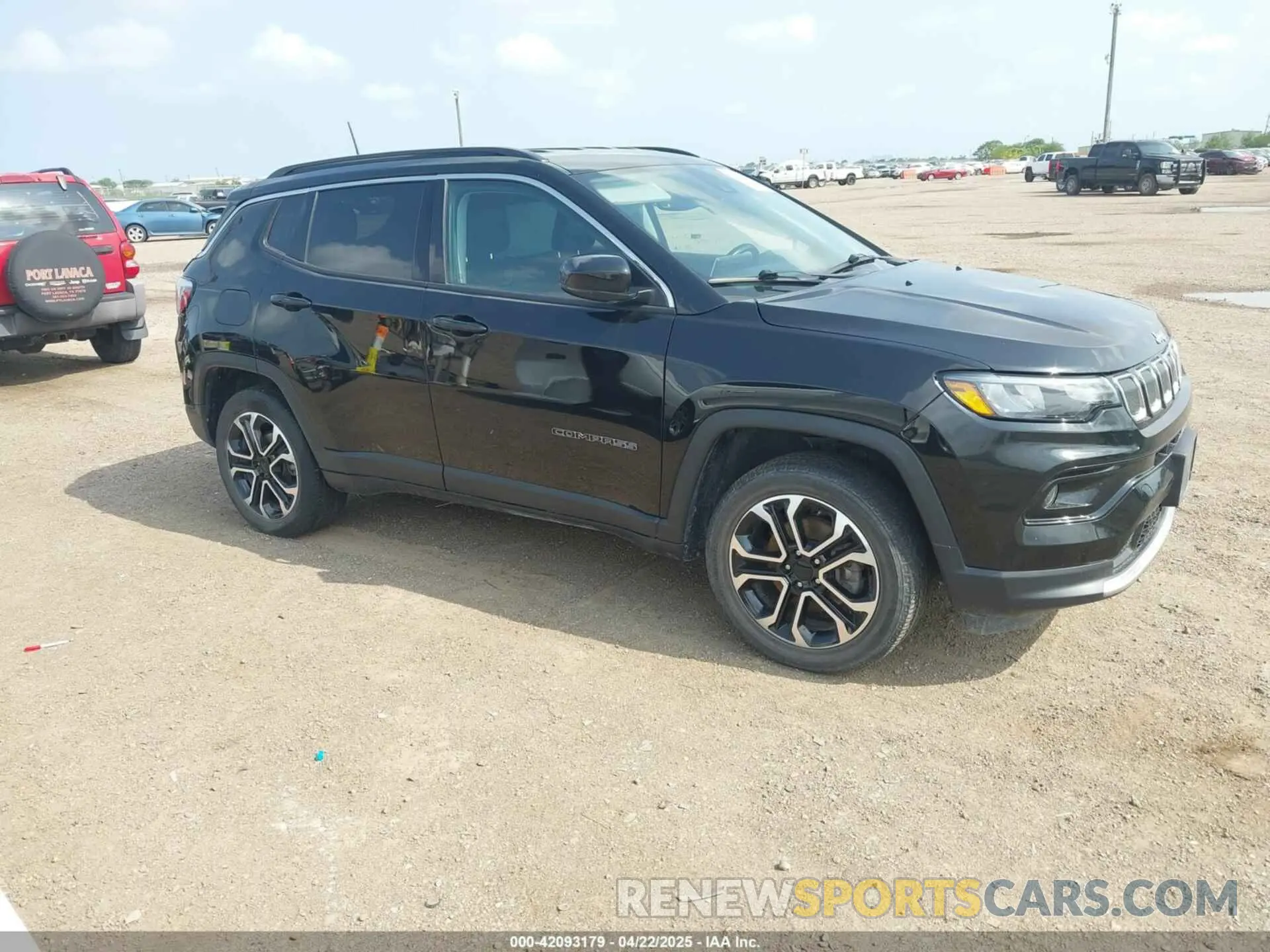 1 Photograph of a damaged car 3C4NJDCB8NT195573 JEEP COMPASS 2022