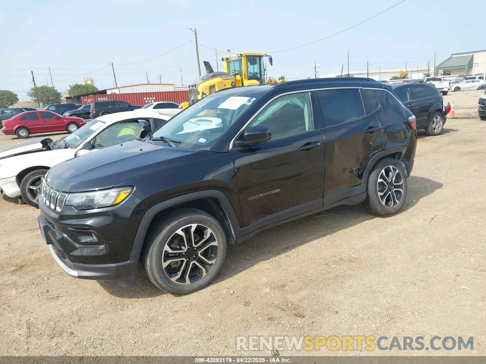 2 Photograph of a damaged car 3C4NJDCB8NT195573 JEEP COMPASS 2022