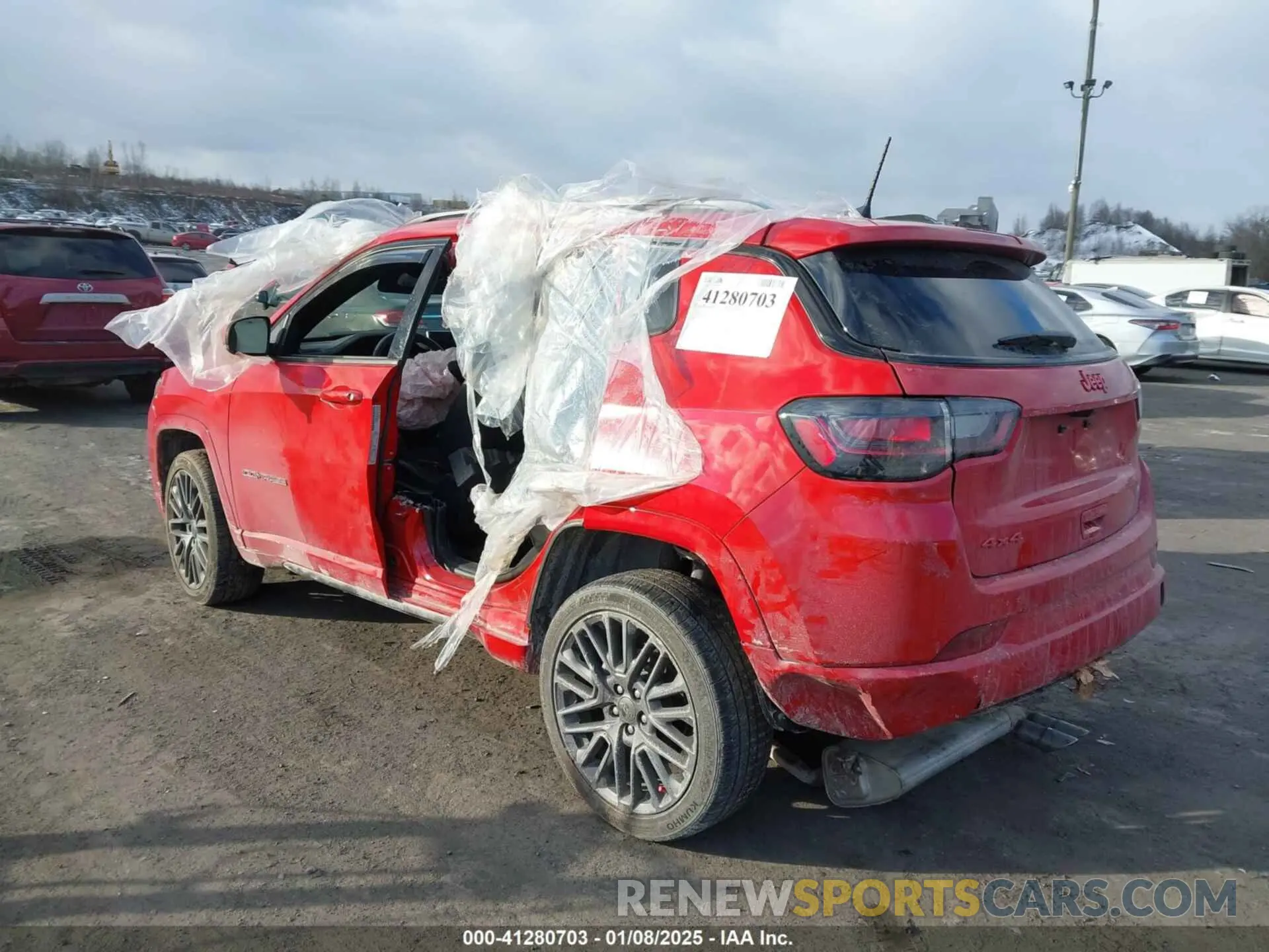 3 Photograph of a damaged car 3C4NJDCB8NT237207 JEEP COMPASS 2022