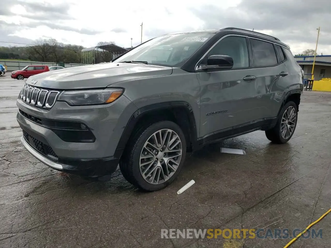 1 Photograph of a damaged car 3C4NJDCB9NT153946 JEEP COMPASS 2022