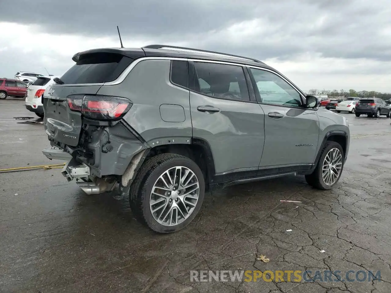 3 Photograph of a damaged car 3C4NJDCB9NT153946 JEEP COMPASS 2022
