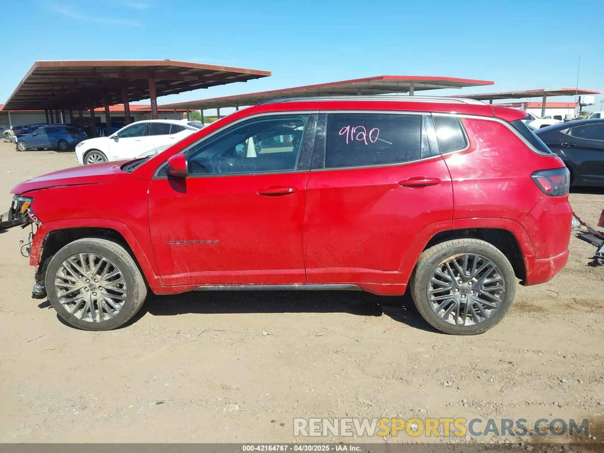 14 Photograph of a damaged car 3C4NJDCB9NT192035 JEEP COMPASS 2022