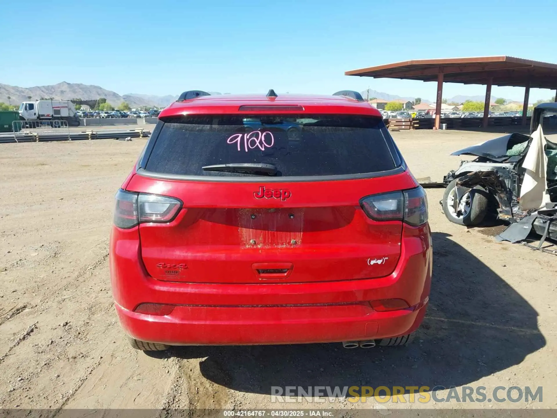 16 Photograph of a damaged car 3C4NJDCB9NT192035 JEEP COMPASS 2022