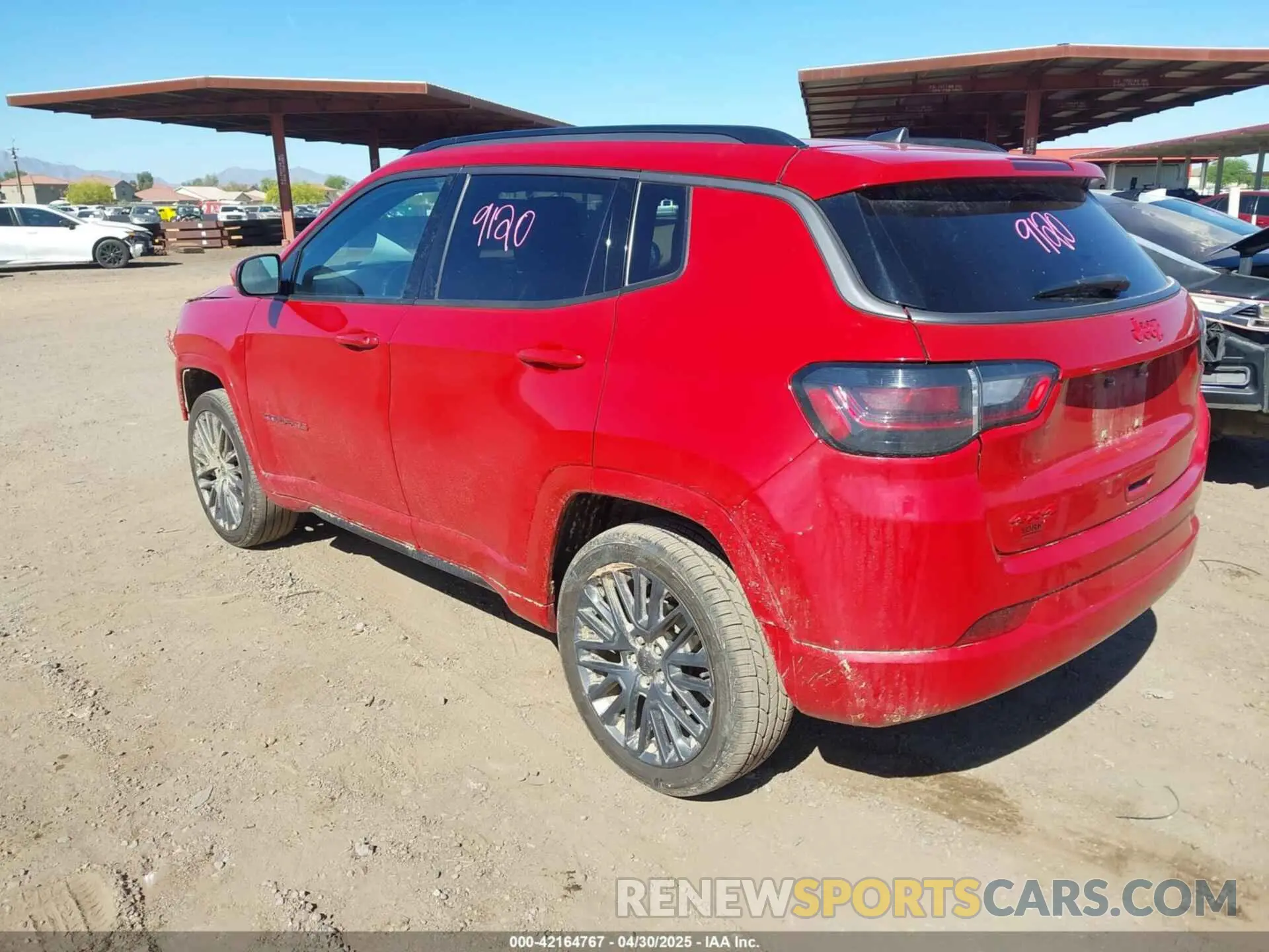 3 Photograph of a damaged car 3C4NJDCB9NT192035 JEEP COMPASS 2022
