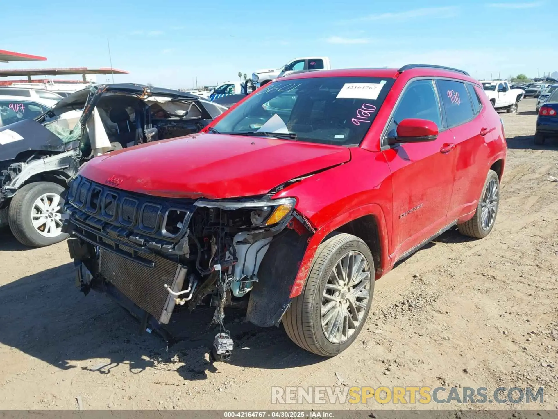 6 Photograph of a damaged car 3C4NJDCB9NT192035 JEEP COMPASS 2022