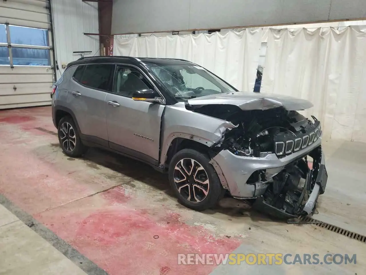 4 Фотография поврежденного автомобиля 3C4NJDCBXNT187331 JEEP COMPASS 2022