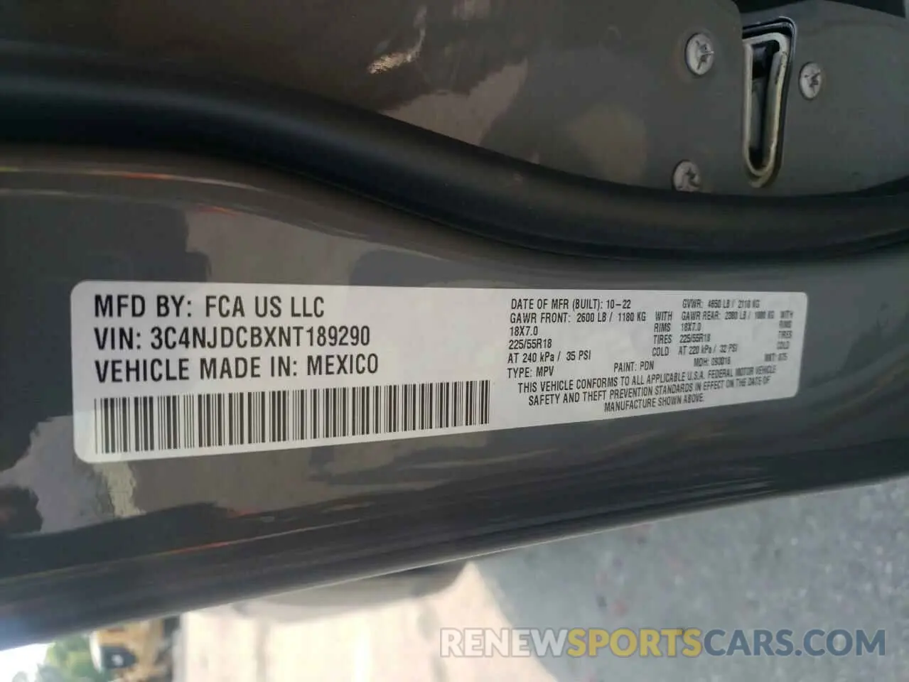 13 Фотография поврежденного автомобиля 3C4NJDCBXNT189290 JEEP COMPASS 2022