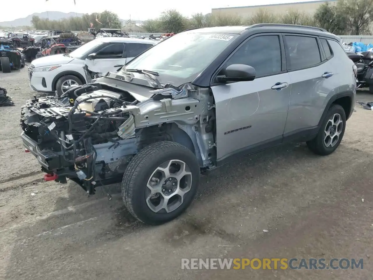 1 Photograph of a damaged car 3C4NJDDB7NT115212 JEEP COMPASS 2022