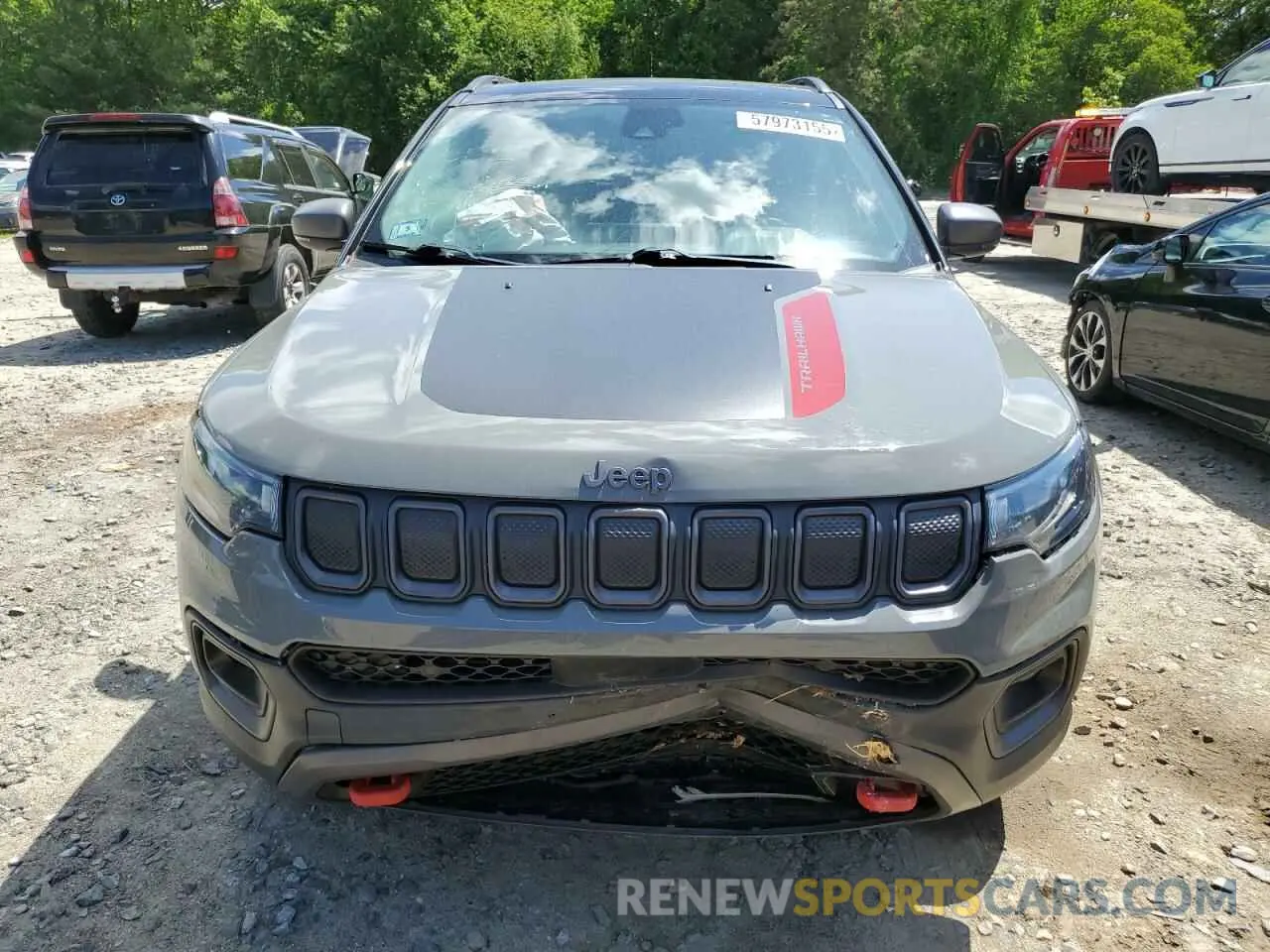 5 Photograph of a damaged car 3C4NJDDB7NT116361 JEEP COMPASS 2022