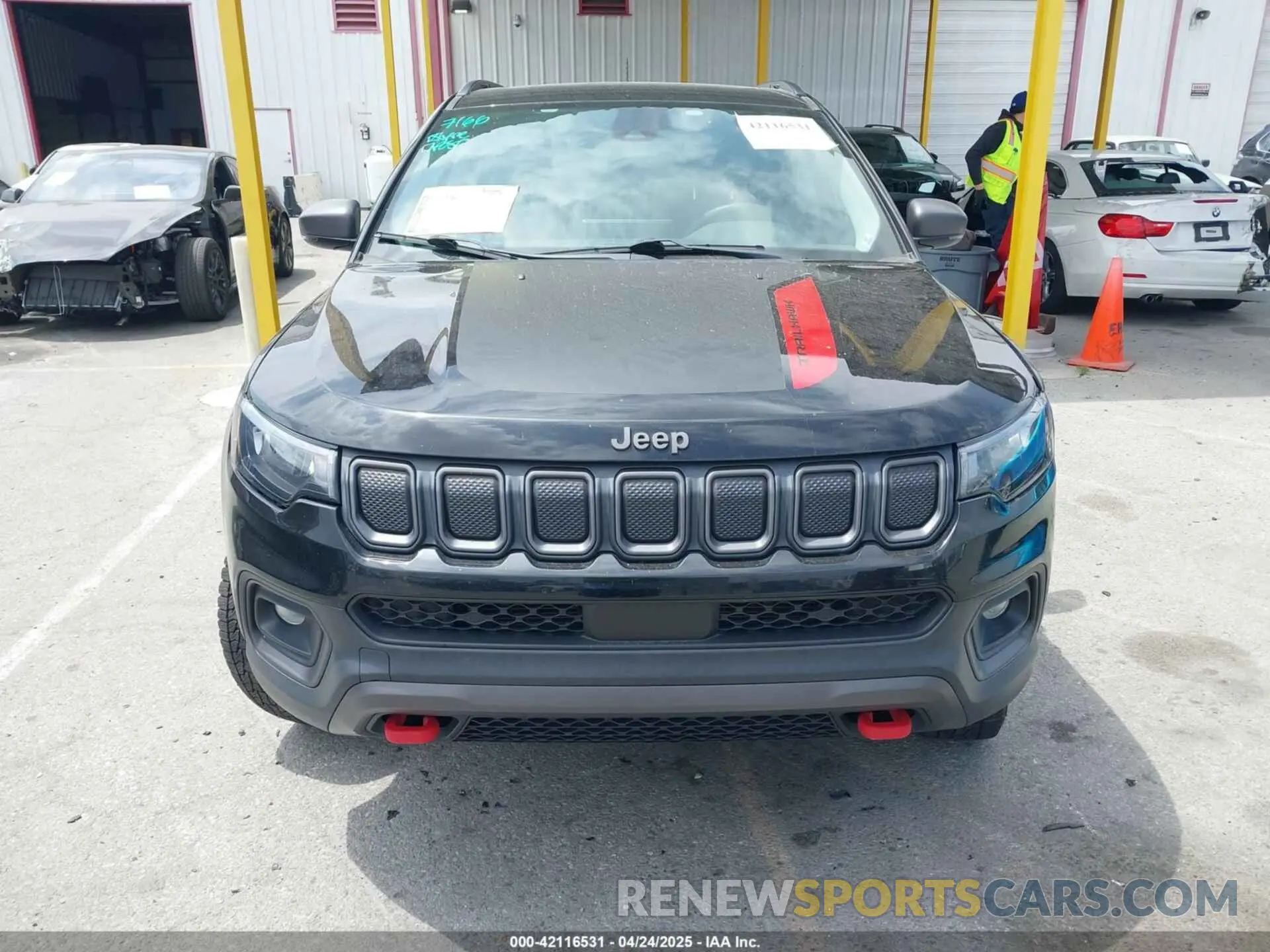 12 Photograph of a damaged car 3C4NJDDB8NT107992 JEEP COMPASS 2022