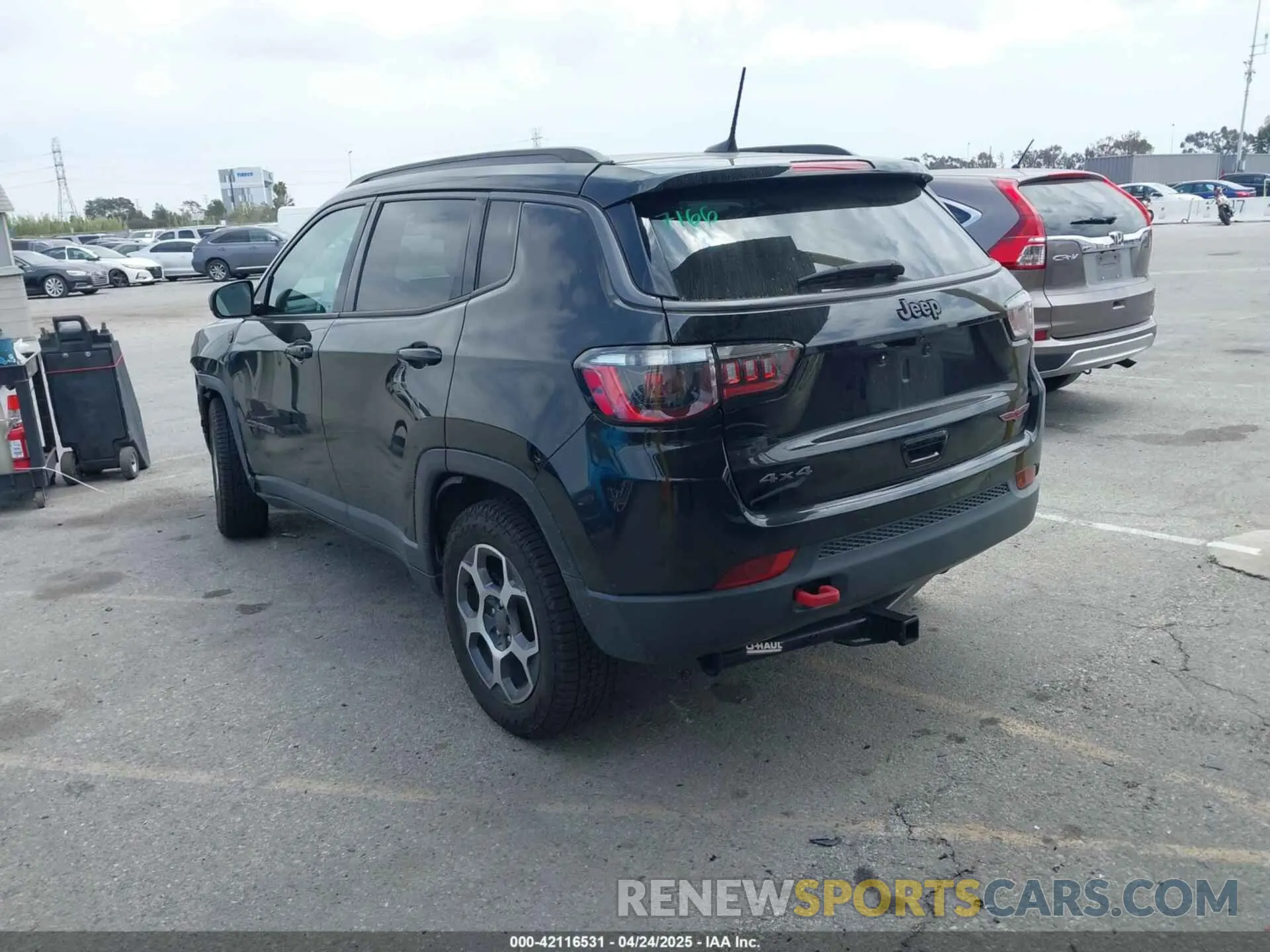 3 Photograph of a damaged car 3C4NJDDB8NT107992 JEEP COMPASS 2022