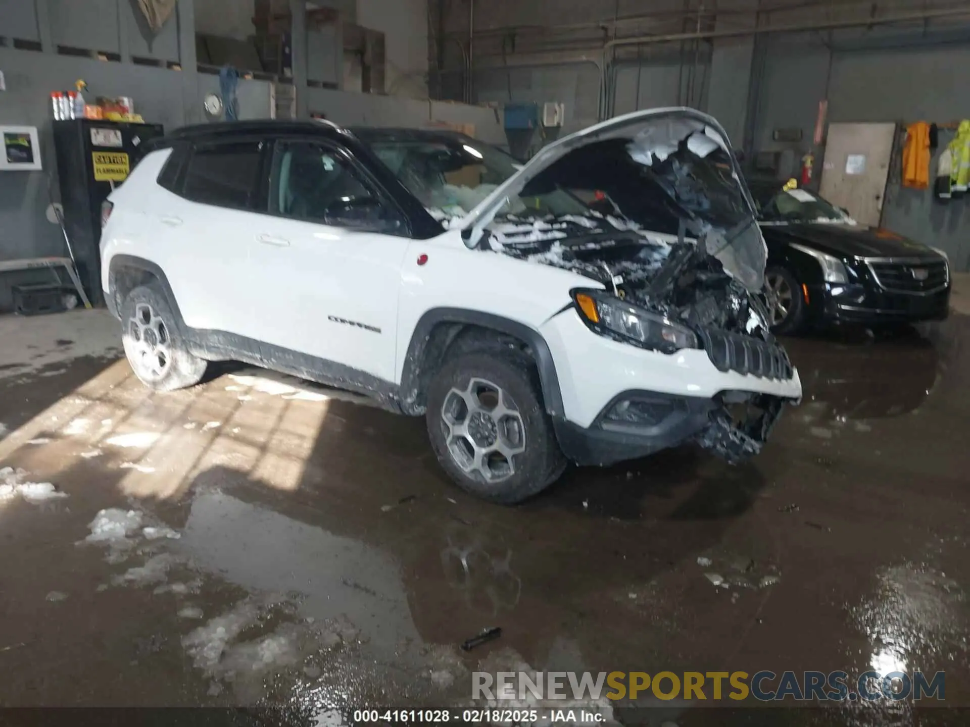 1 Photograph of a damaged car 3C4NJDDB8NT199704 JEEP COMPASS 2022