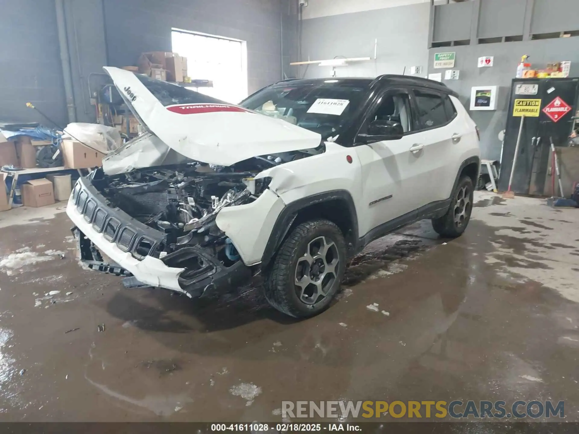 2 Photograph of a damaged car 3C4NJDDB8NT199704 JEEP COMPASS 2022