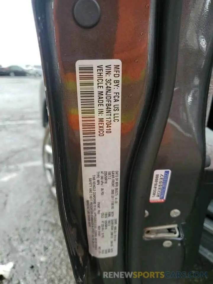 13 Фотография поврежденного автомобиля 3C4NJDFB4NT170410 JEEP COMPASS 2022