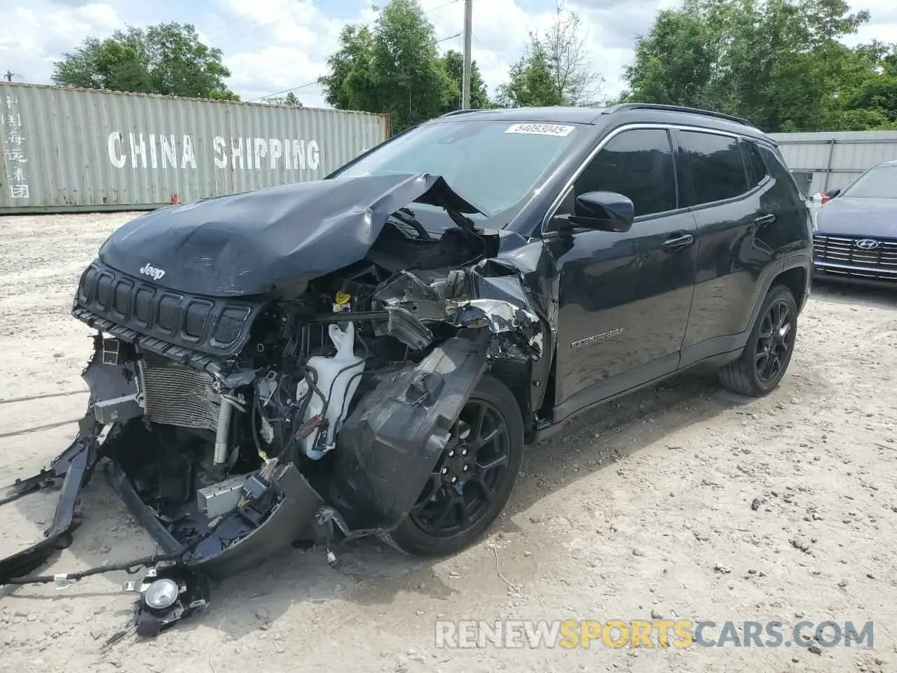1 Photograph of a damaged car 3C4NJDFB5NT131065 JEEP COMPASS 2022
