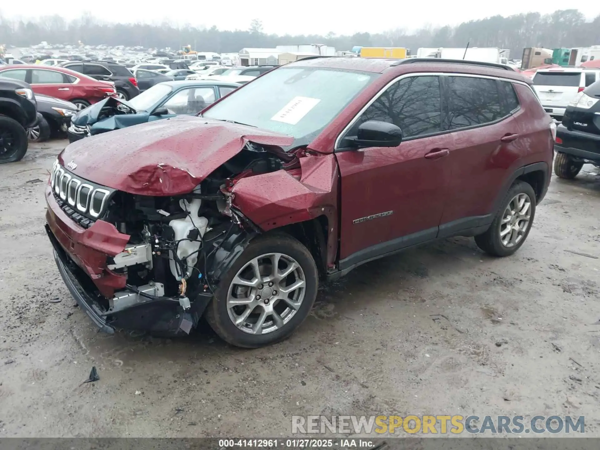 2 Photograph of a damaged car 3C4NJDFB6NT151082 JEEP COMPASS 2022