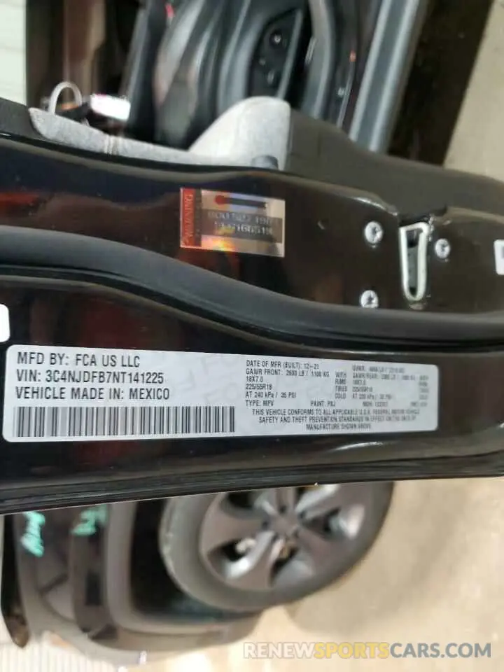 13 Фотография поврежденного автомобиля 3C4NJDFB7NT141225 JEEP COMPASS 2022