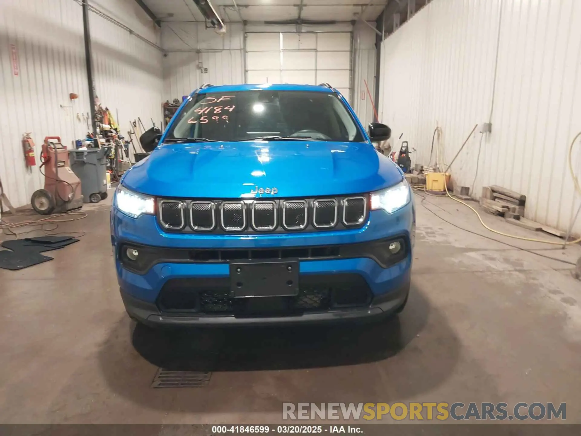 12 Photograph of a damaged car 3C4NJDFB8NT194788 JEEP COMPASS 2022