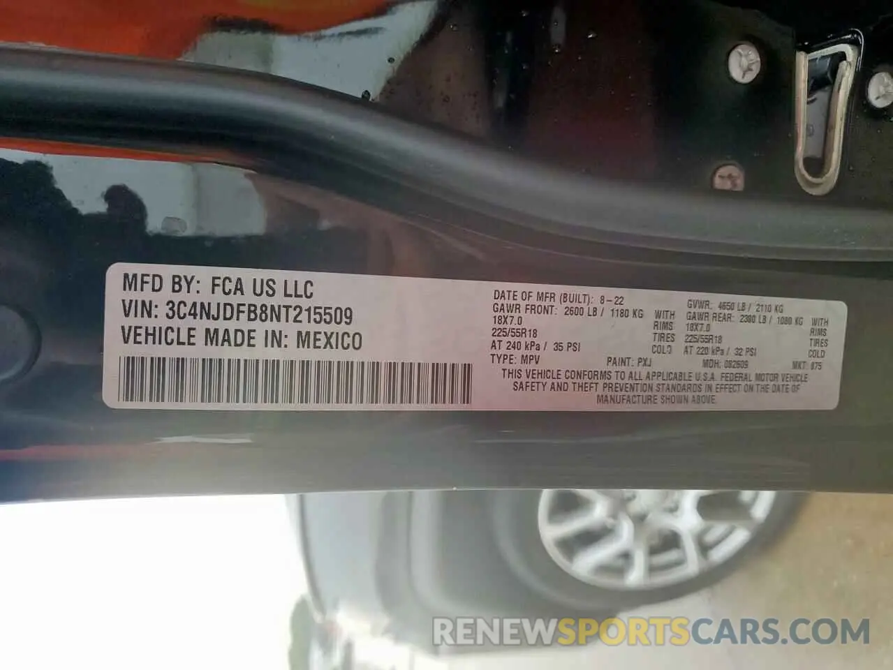 13 Фотография поврежденного автомобиля 3C4NJDFB8NT215509 JEEP COMPASS 2022