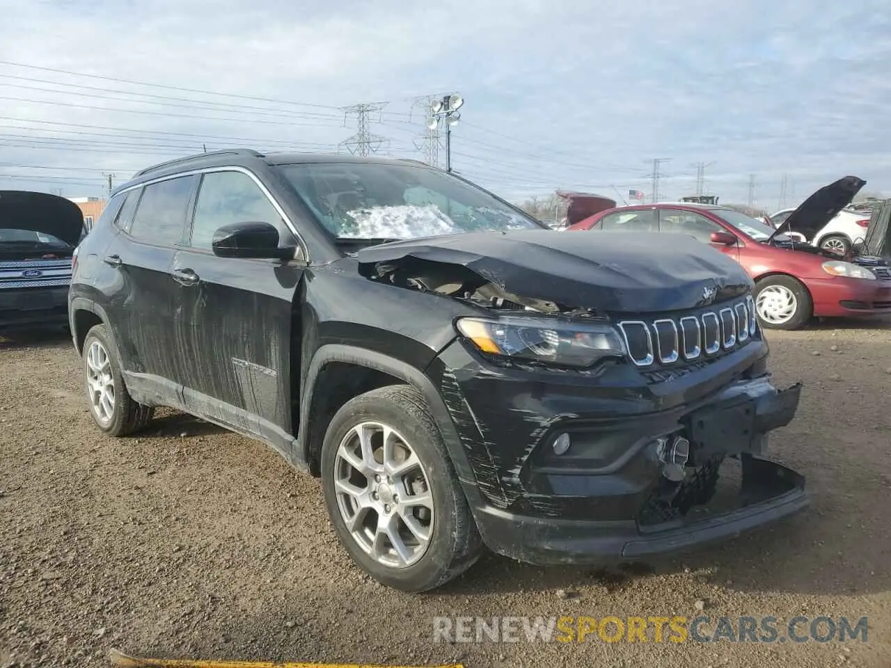 4 Photograph of a damaged car 3C4NJDFBXNT203149 JEEP COMPASS 2022