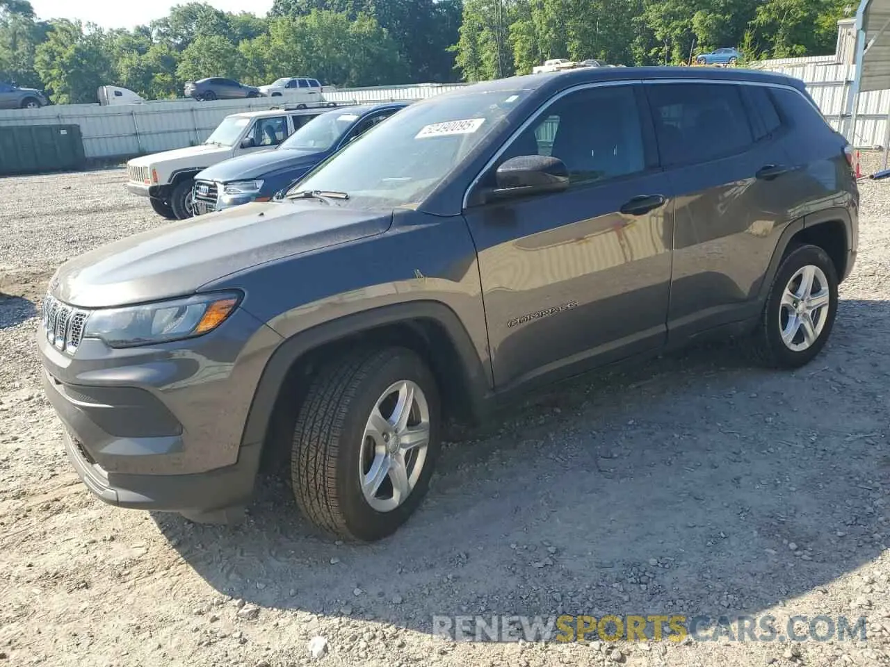 1 Photograph of a damaged car 3C4NJDAN0PT572204 JEEP COMPASS 2023