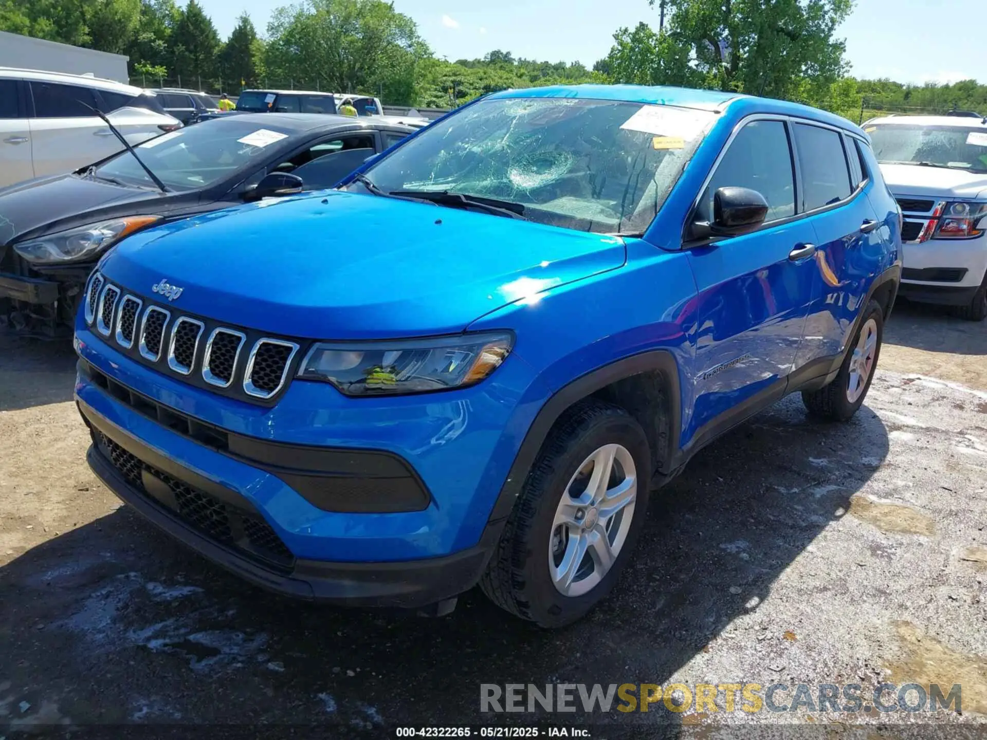 2 Photograph of a damaged car 3C4NJDAN4PT557091 JEEP COMPASS 2023
