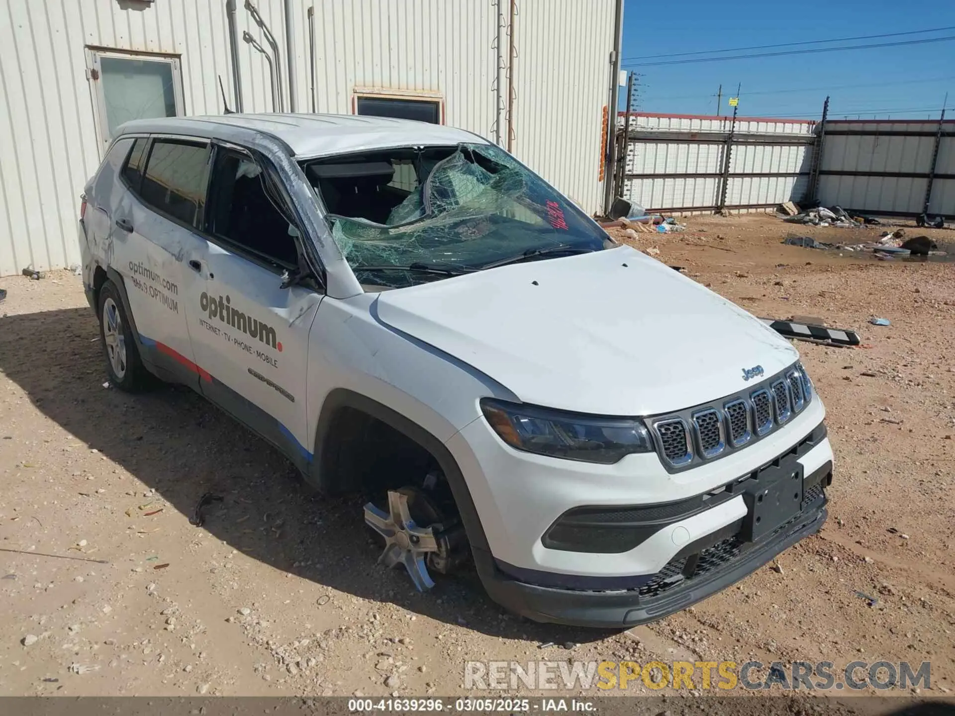 1 Фотография поврежденного автомобиля 3C4NJDAN8PT564612 JEEP COMPASS 2023