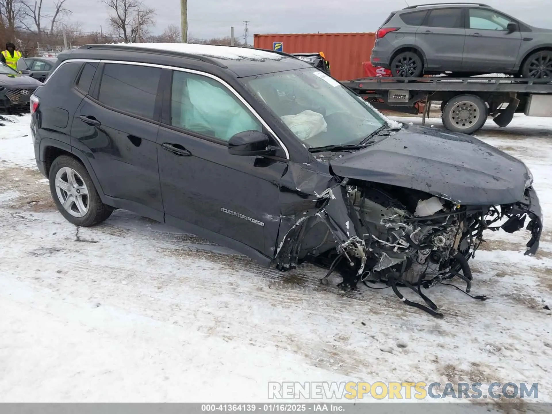 1 Photograph of a damaged car 3C4NJDBN1PT518974 JEEP COMPASS 2023