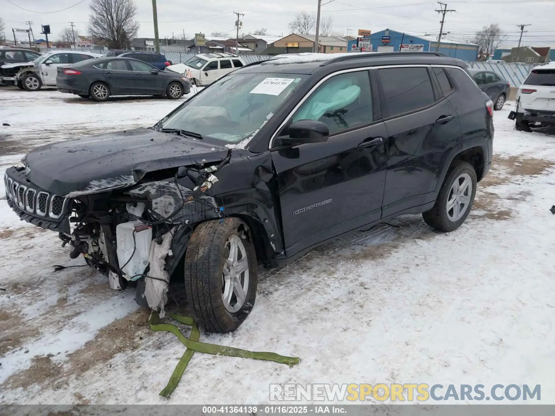 2 Photograph of a damaged car 3C4NJDBN1PT518974 JEEP COMPASS 2023