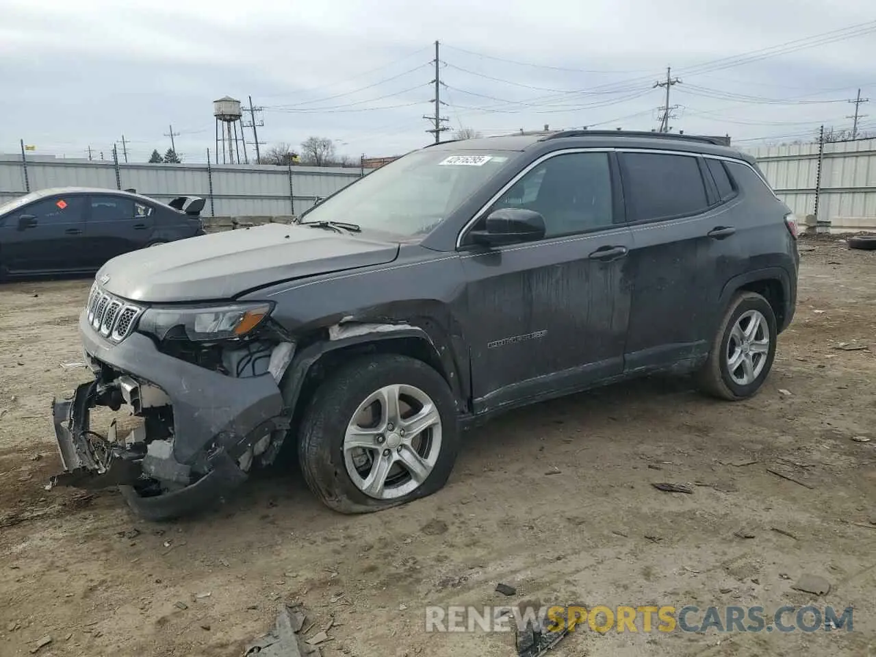 1 Photograph of a damaged car 3C4NJDBN1PT535824 JEEP COMPASS 2023