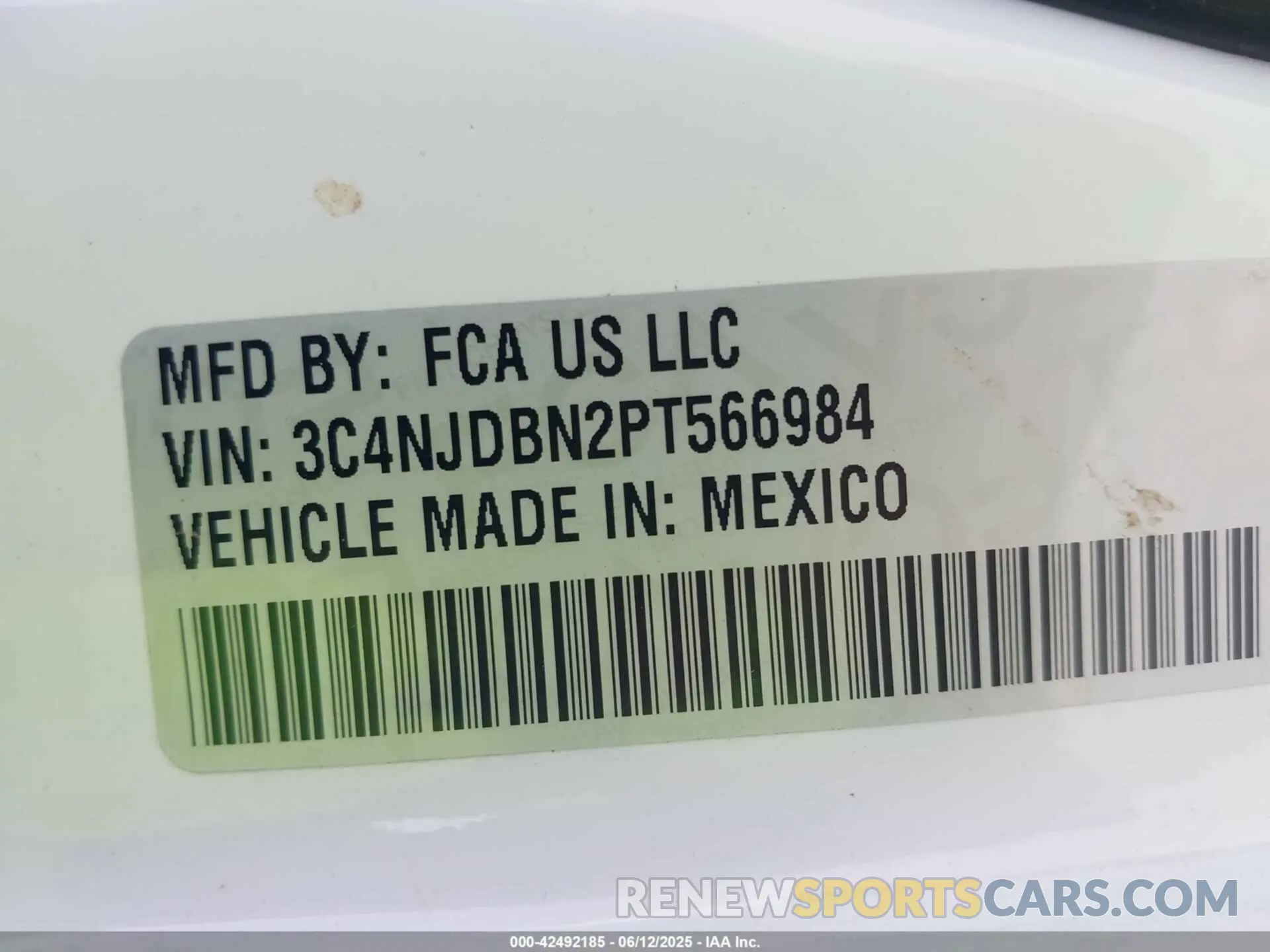 9 Фотография поврежденного автомобиля 3C4NJDBN2PT566984 JEEP COMPASS 2023