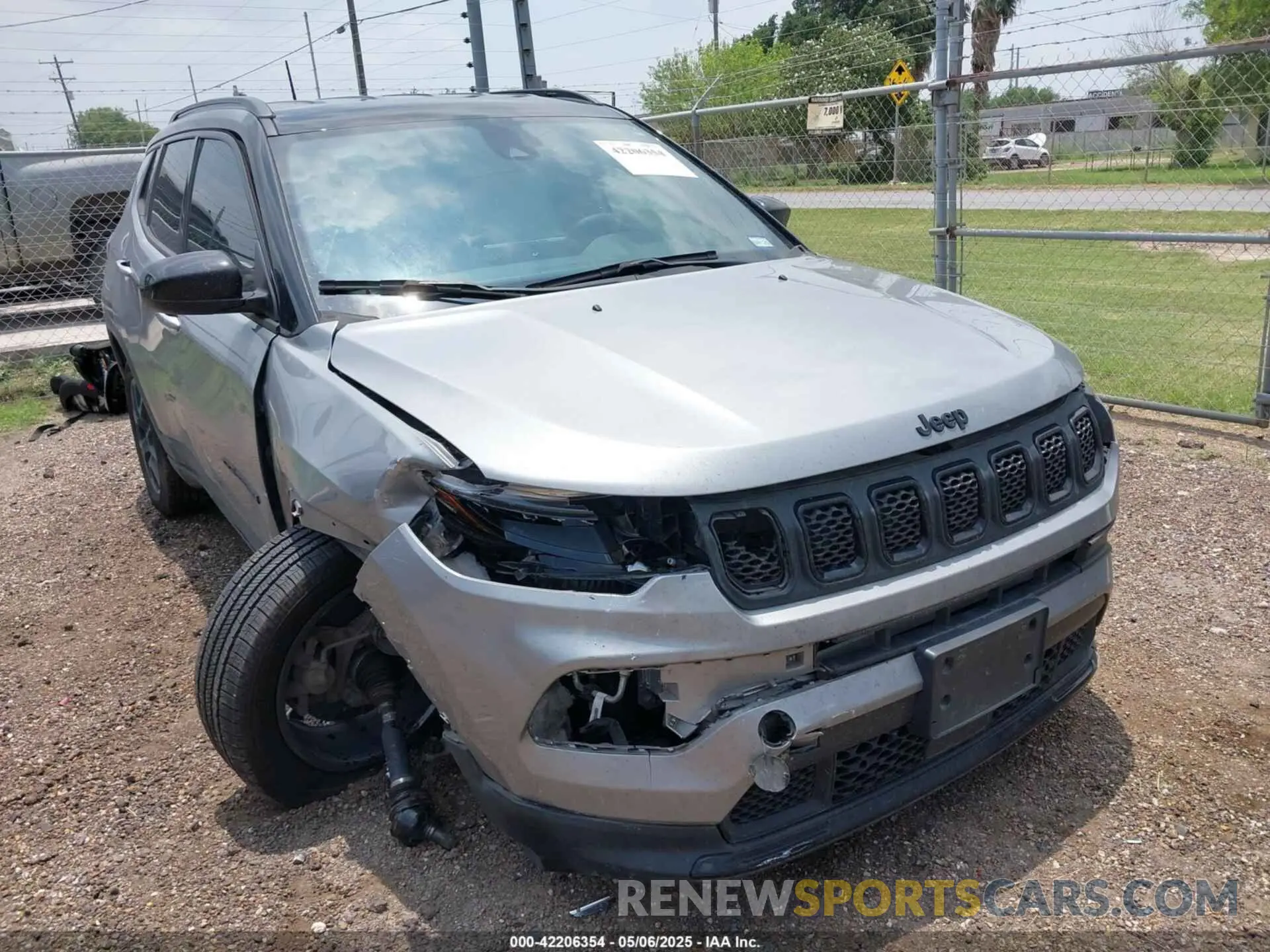 1 Photograph of a damaged car 3C4NJDBN5PT509999 JEEP COMPASS 2023