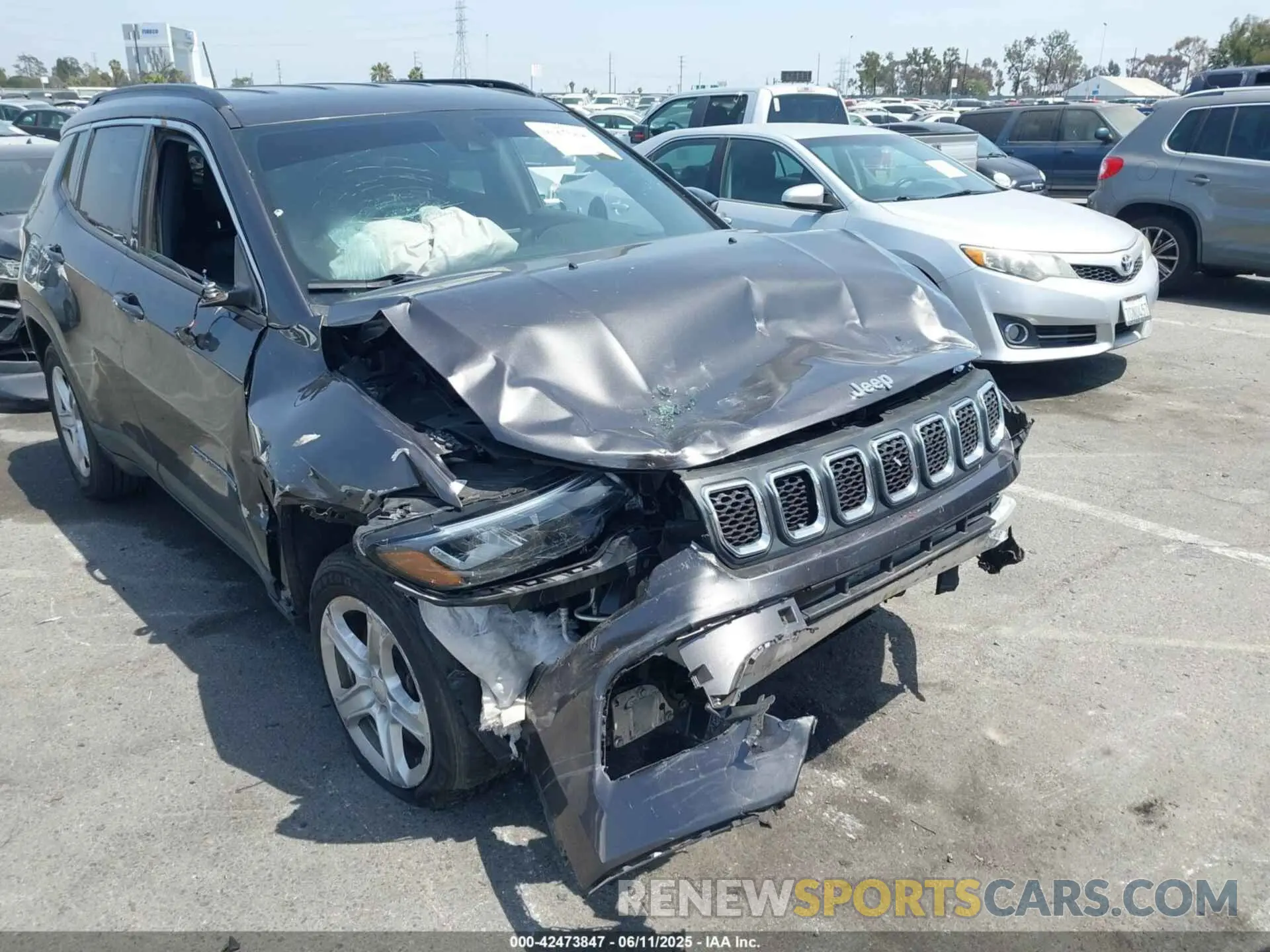6 Фотография поврежденного автомобиля 3C4NJDBN7PT533642 JEEP COMPASS 2023
