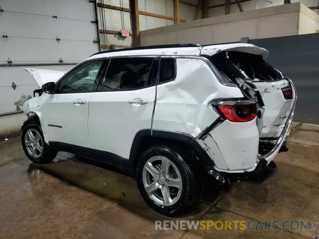 2 Photograph of a damaged car 3C4NJDBN8PT566942 JEEP COMPASS 2023