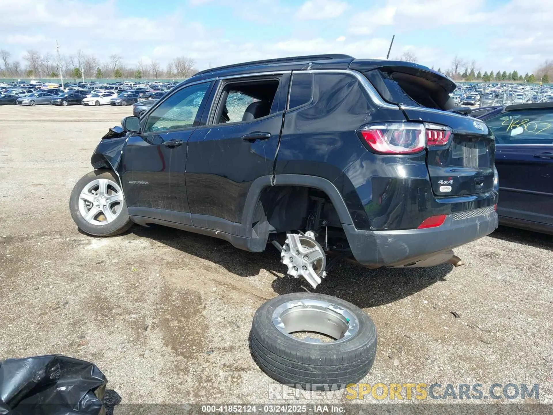 3 Фотография поврежденного автомобиля 3C4NJDBN9PT514039 JEEP COMPASS 2023