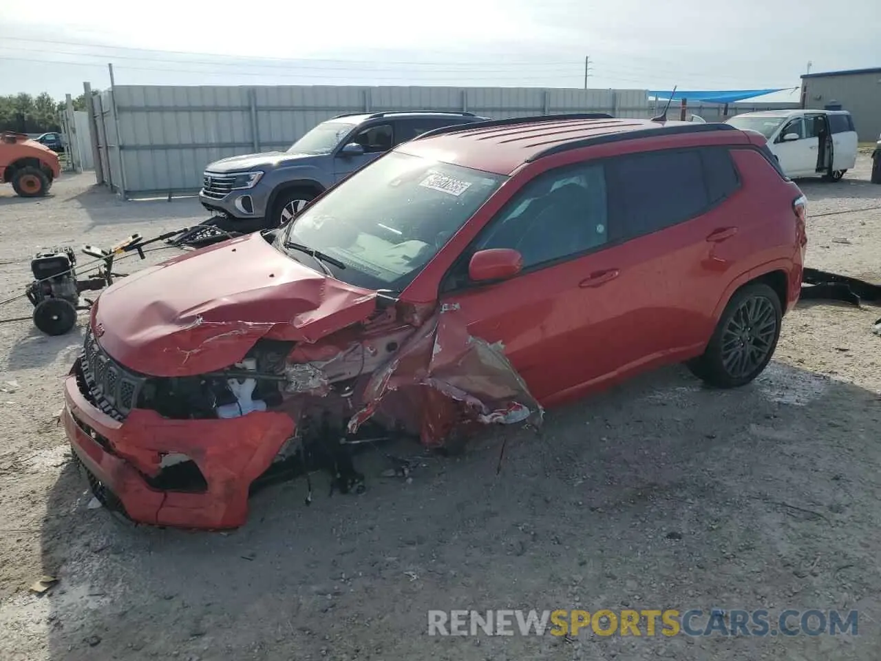 1 Photograph of a damaged car 3C4NJDCN1PT543923 JEEP COMPASS 2023