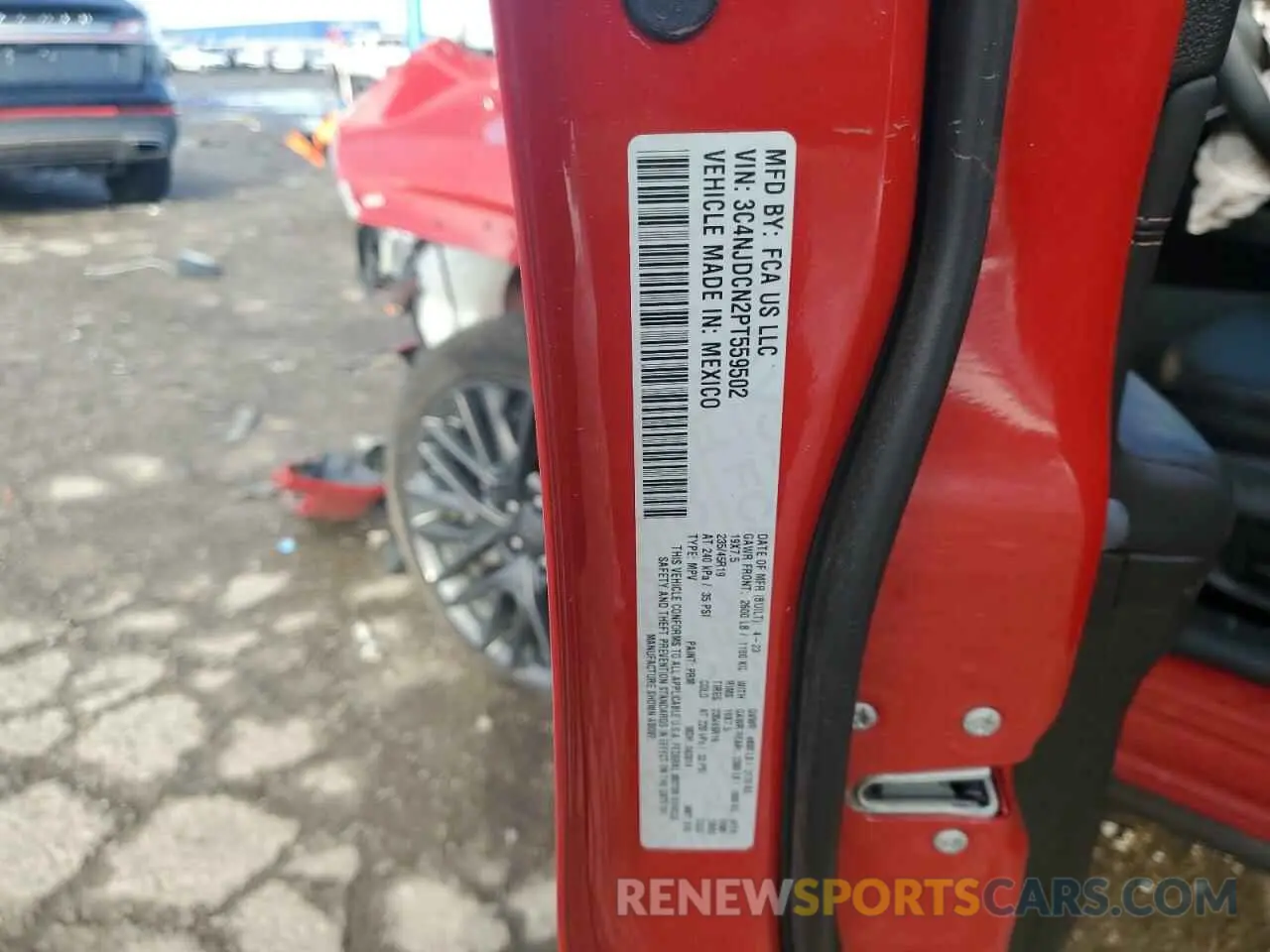 15 Photograph of a damaged car 3C4NJDCN2PT559502 JEEP COMPASS 2023