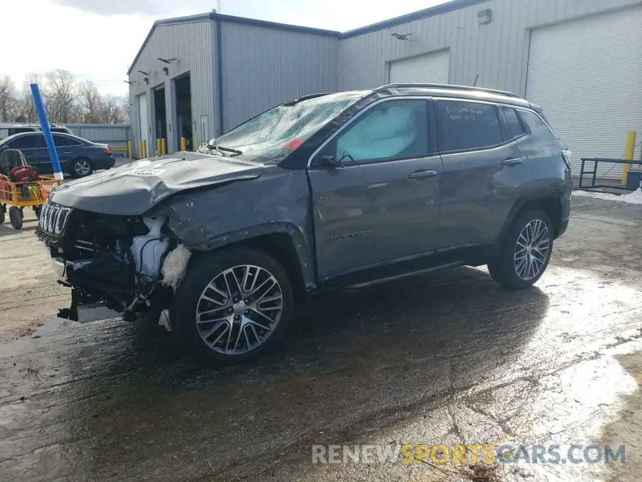 1 Photograph of a damaged car 3C4NJDCN3PT505450 JEEP COMPASS 2023