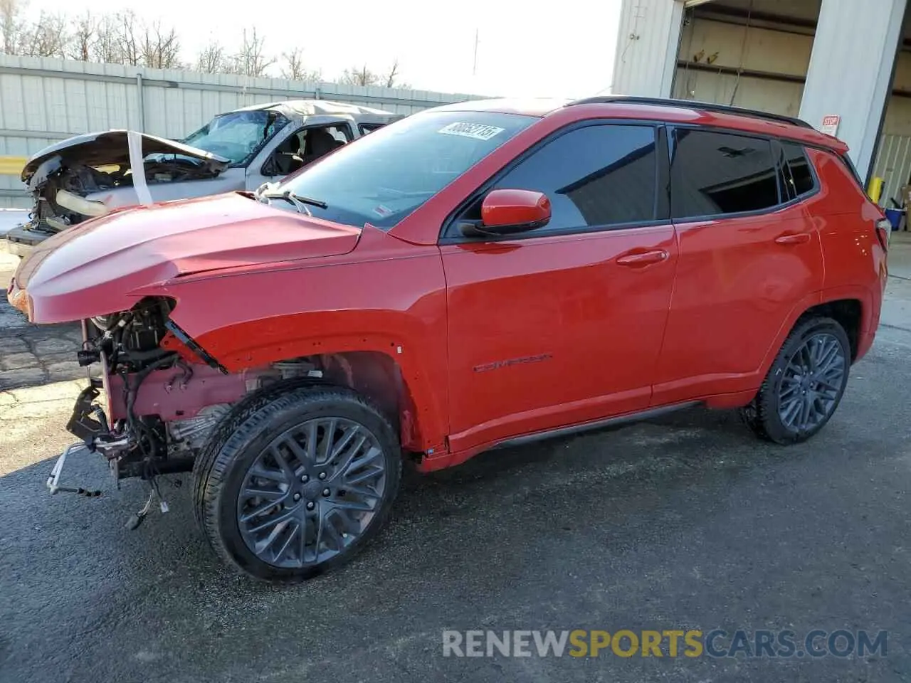 1 Photograph of a damaged car 3C4NJDCN3PT542059 JEEP COMPASS 2023
