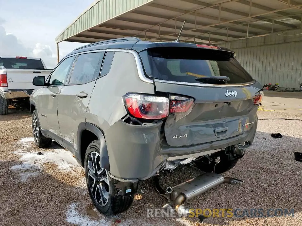 2 Photograph of a damaged car 3C4NJDCN7PT522669 JEEP COMPASS 2023