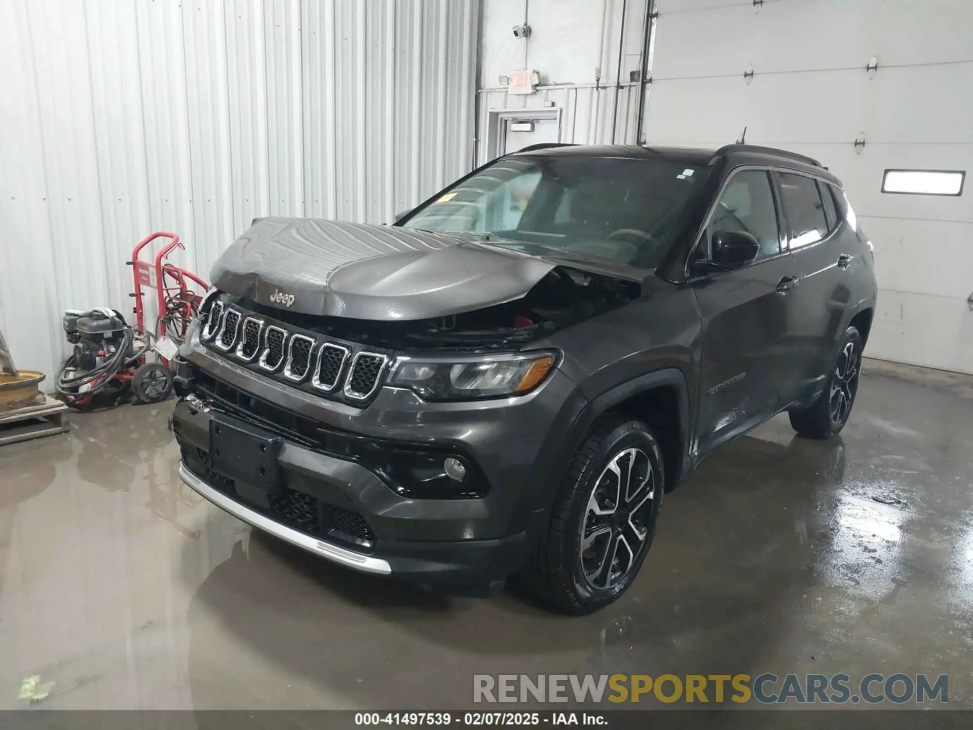 2 Photograph of a damaged car 3C4NJDCN7PT523935 JEEP COMPASS 2023