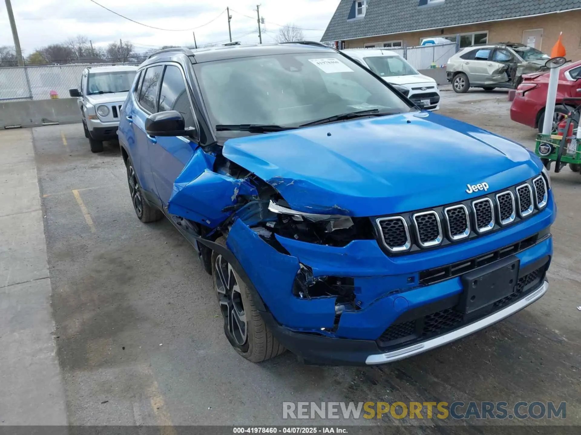 1 Photograph of a damaged car 3C4NJDCN9PT519336 JEEP COMPASS 2023