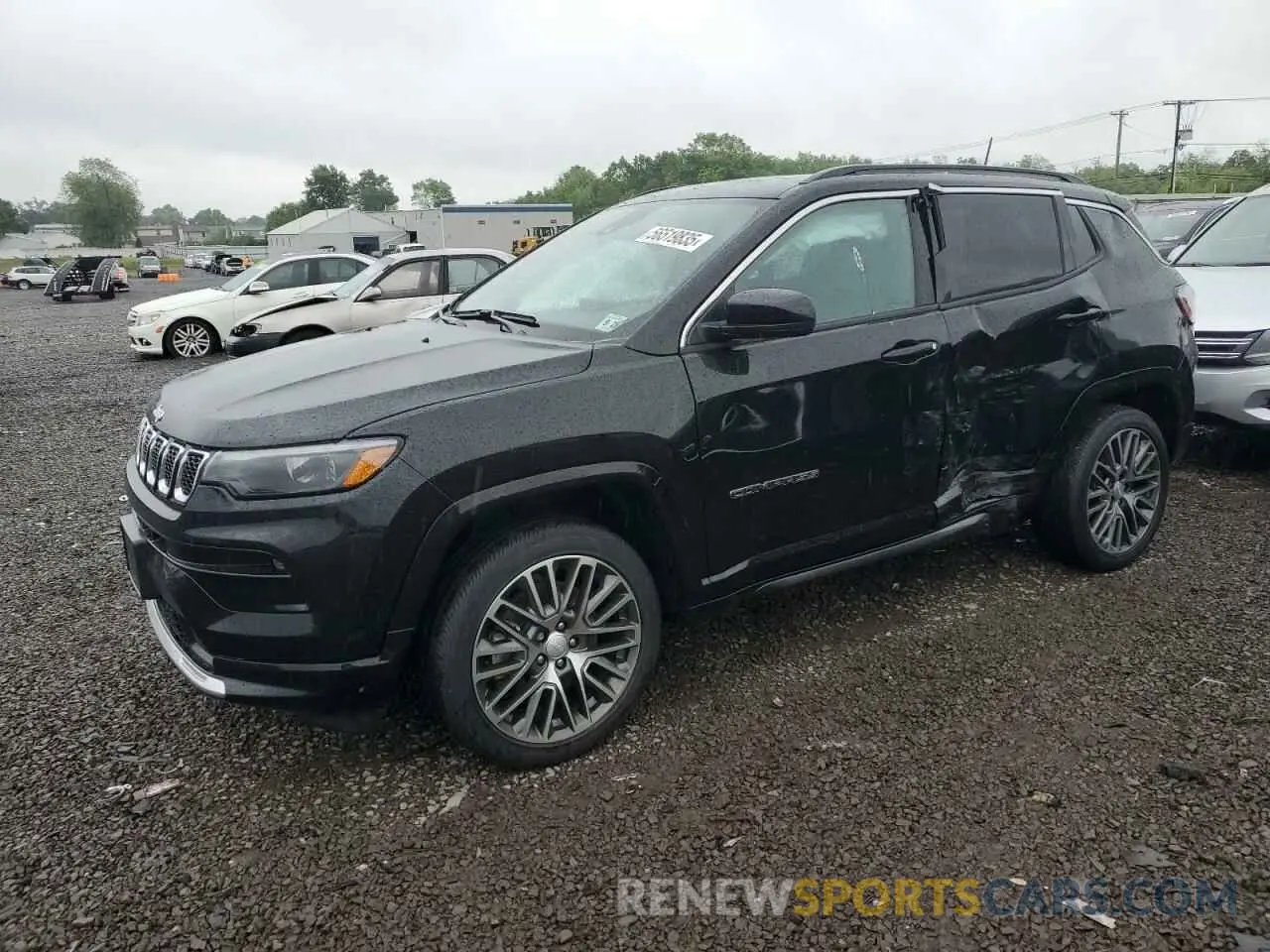 1 Photograph of a damaged car 3C4NJDCNXPT521452 JEEP COMPASS 2023