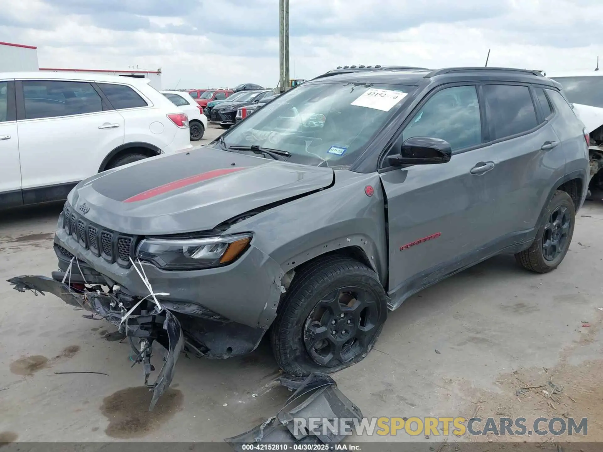 2 Фотография поврежденного автомобиля 3C4NJDDN1PT556640 JEEP COMPASS 2023